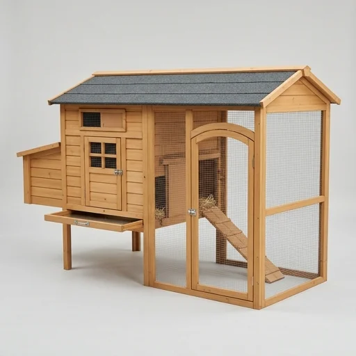 Advantek Chicken Coop and Run – detail view