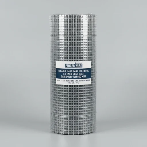 Fencer Wire 19 Gauge Hardware Cloth Roll, 1/2 inch Mesh, Galvanized Welded Wire